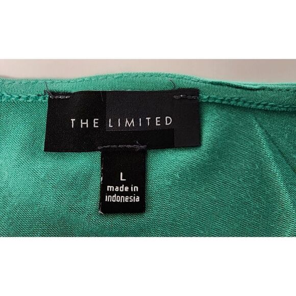 The Limited Women's Teal Round Neck Sleeveless Top Blouse Size Large - Picture 5 of 5